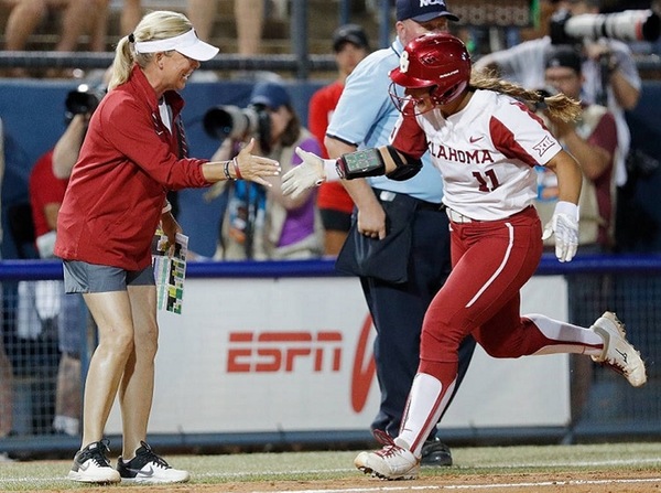 NCAA and University of Oklahoma coaching great Patty Gasso started her coaching career at South Coast's Long Beach City College (photo courtesy of OU sports information office).