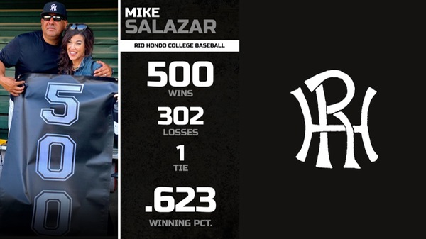 Rio Hondo Baseball Coach Mike Salazar Earns Milestone Win No. 500