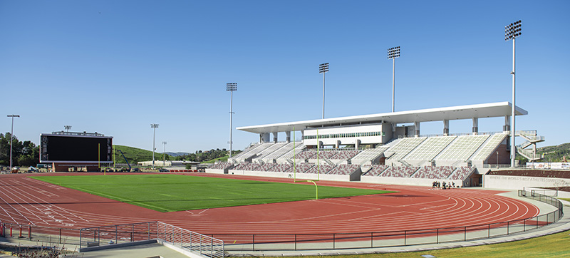 Mt. SAC never got a chance to compete on its brand new track at the new/improved Hilmer Lodge Stadium. It was supposed to be the host of the CCCAA State Championships but the shutdown due to Covid-19 ended the season abruptly.