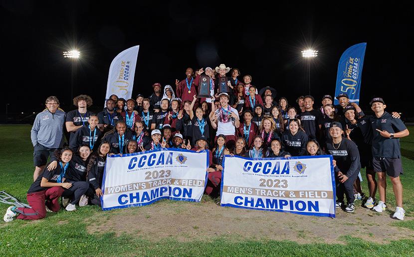 Double-Double Track and Field/Cross Country State Crowns For Mt. SAC in '22-23