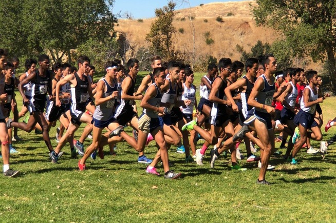 The start of the 2019 SCC Championships, photo courtesy of Cerritos College sports information office.