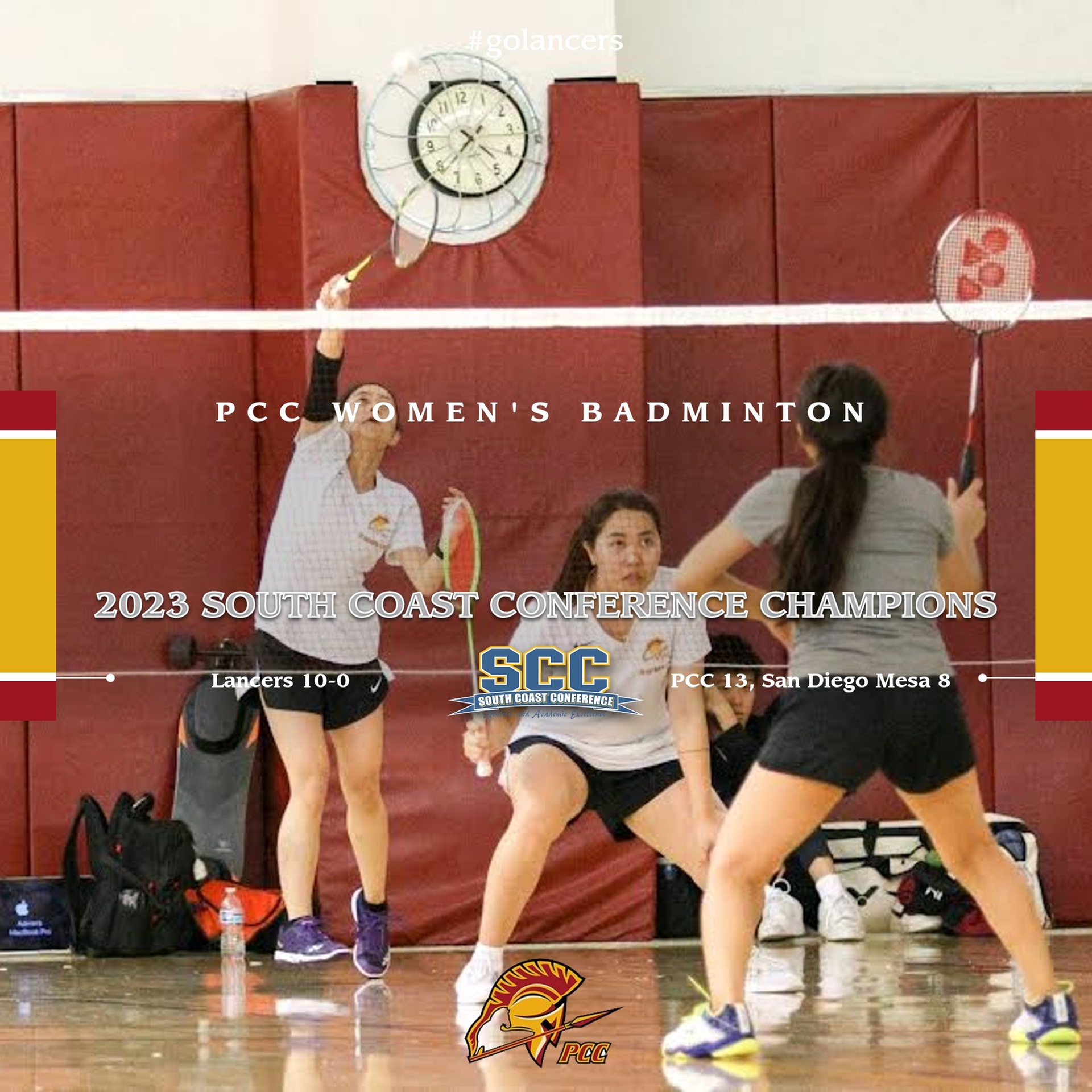 Pasadena City College Wins 16th SCC Women's Badminton Title