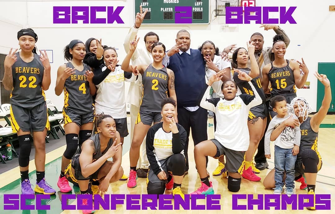 LA Trade Tech women's basketball team was the SCC North Division champions for the second straight season.