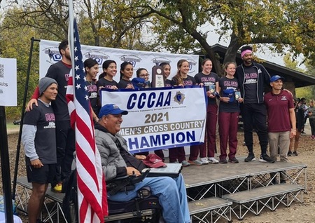 Mt. SAC wins the 2021 state women's cross country championship.